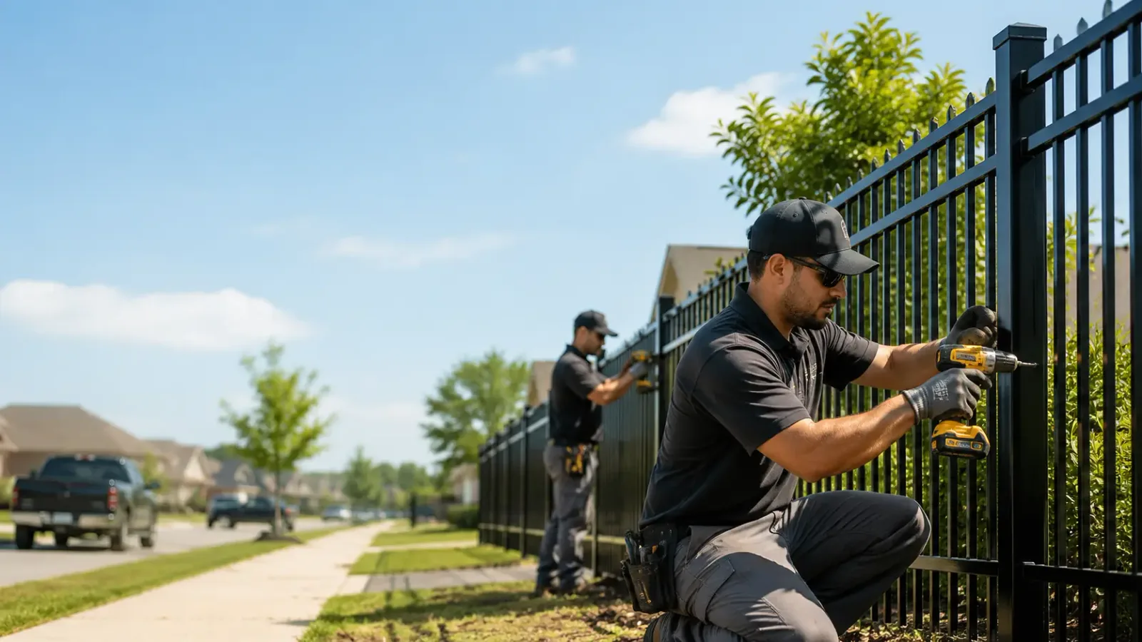 Metal Fence Installation in Camden, IL